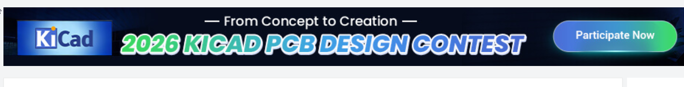 2026 KiCad PCB Design Contest banner